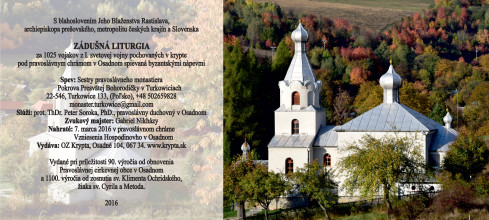 Zádušná Liturgia z Osadného (CD)