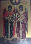 sv. archanjel Michal a Gabriel, Atos, ikonka-magnetka